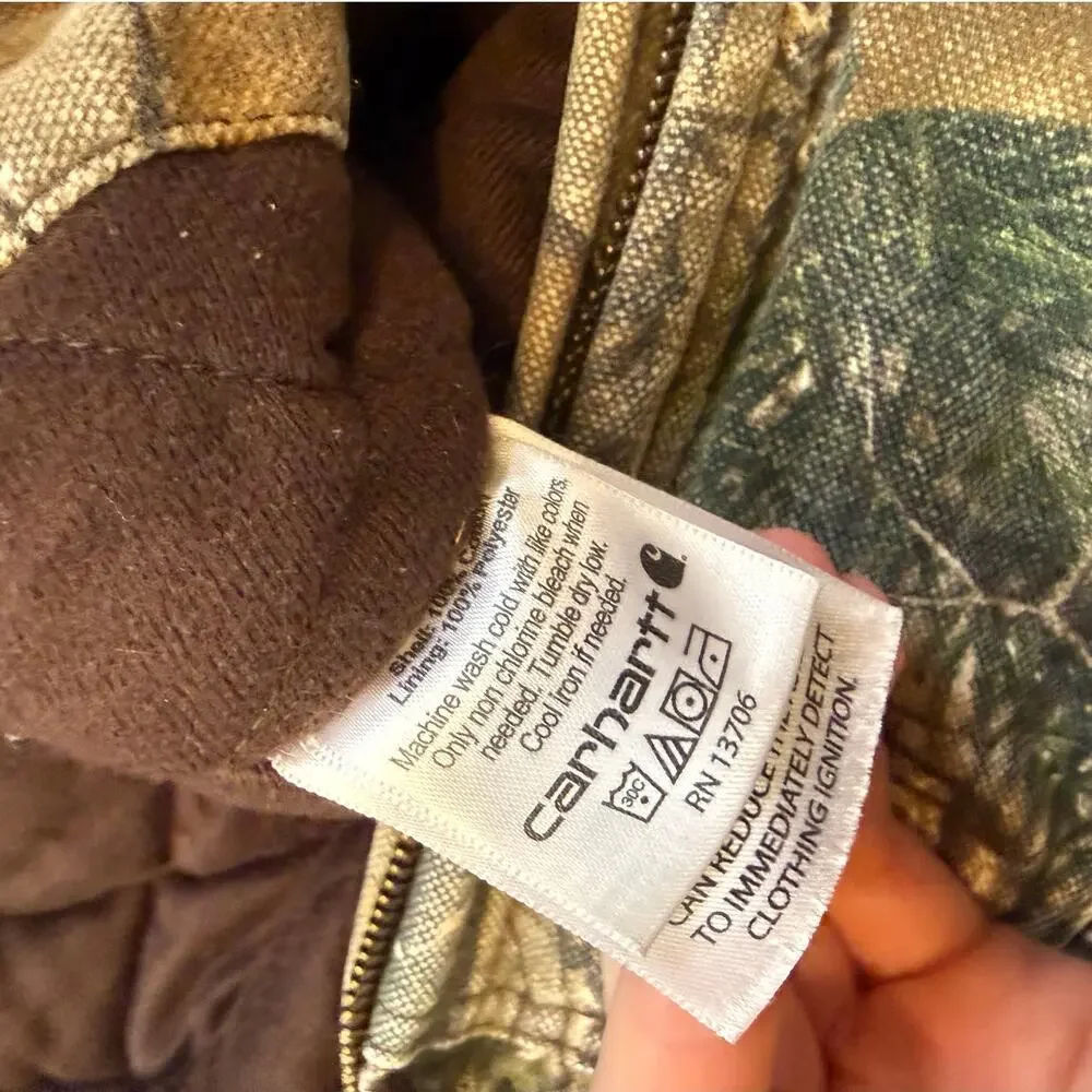 Carhartt Kids Real Tree Camo Hooded Insulated Jacket